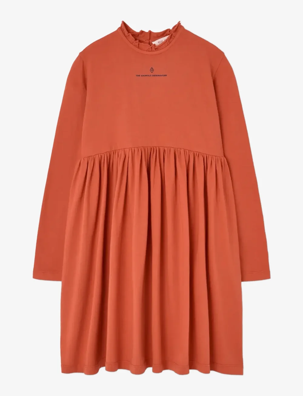 THE ANIMALS OBSERVATORY - FiF Red Crab Dress - langärmelige freizeitkleider - fig red - 0
