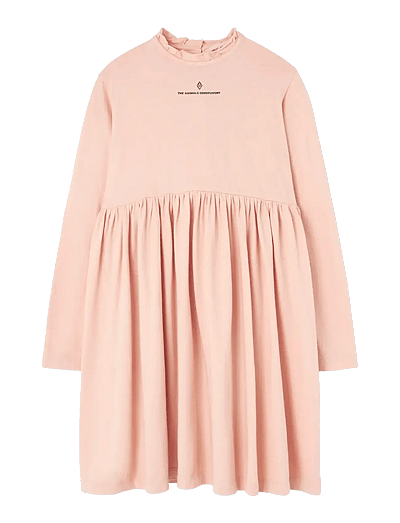 Soft Coral Crab Dress - LangæRmede Hverdagskjoler