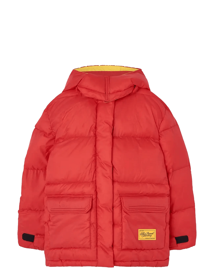 THE ANIMALS OBSERVATORY - LEMUR KID PUFFER JACKET MAROON - winterjacke - red - 0