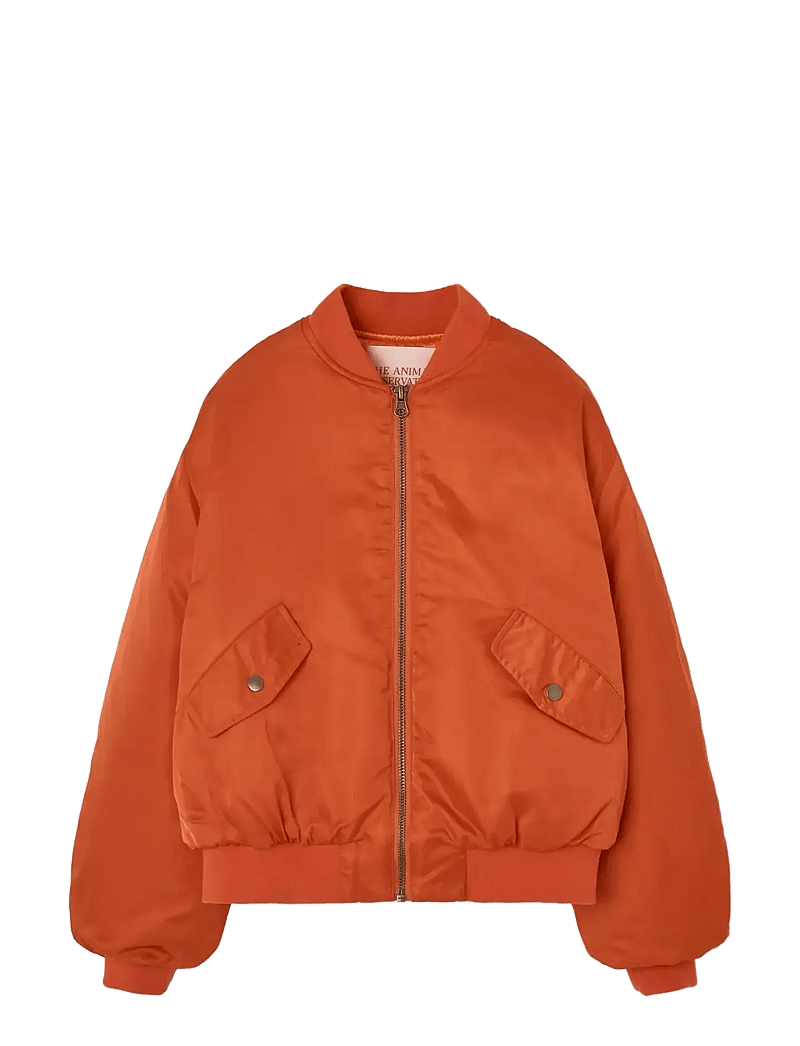 THE ANIMALS OBSERVATORY - PANDA KID BOMBER JACKET FIG RED - lendurijakid - fig red - 0