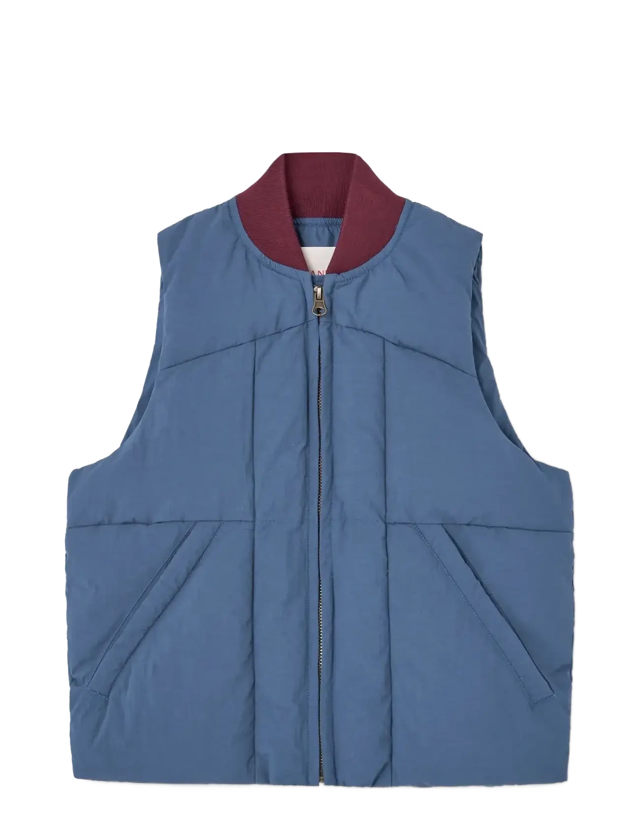 THE ANIMALS OBSERVATORY LOBSTER KID PUFFER VEST BLUE-GREY - Animal Observatory - BLUE / blue