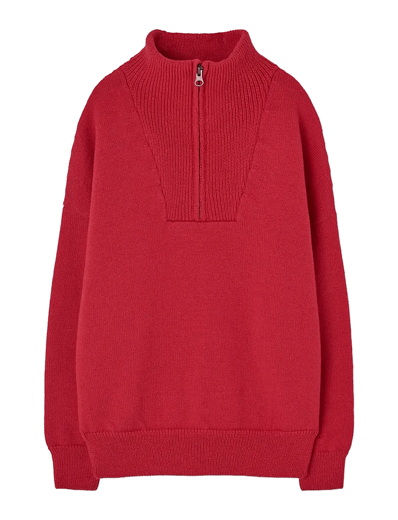 THE ANIMALS OBSERVATORY - Red NilFai Sweater - stickade tröjor - red - 0