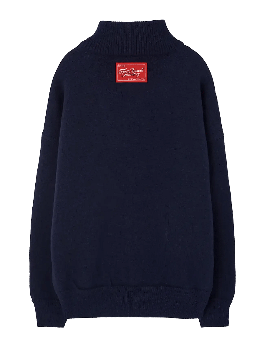 THE ANIMALS OBSERVATORY - Navy NilFai Sweater - džemperi - navy - 1