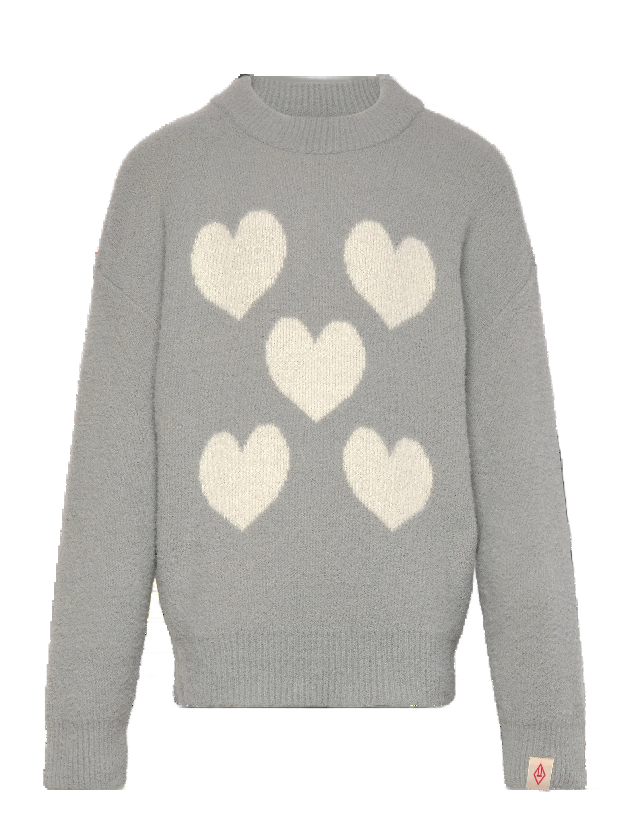 THE ANIMALS OBSERVATORY Frey Bull Sweater, 8 Y, Grey, Strik > Pullovere, Børn