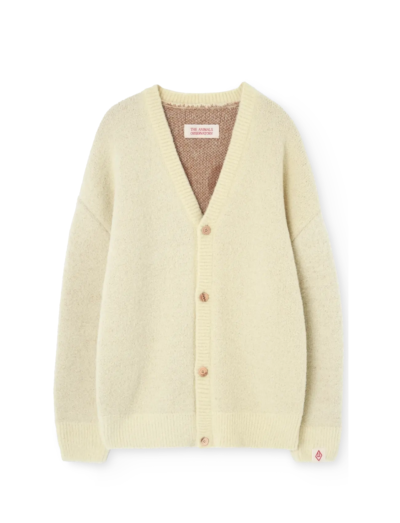 THE ANIMALS OBSERVATORY Yellow Racoon Cardifan, 10 Y, Knitwear, Gelb - Cardigans, Kinder