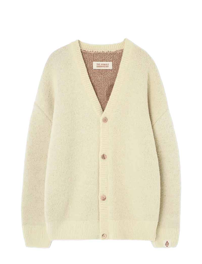 THE ANIMALS OBSERVATORY - Yellow Racoon CardiFan - koftor - soft yellow - 0