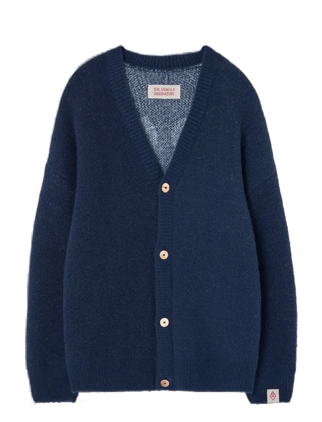 THE ANIMALS OBSERVATORY Navy Racoon Cardigan, 10 Y, Knitwear, Marineblau - Cardigans, Kinder
