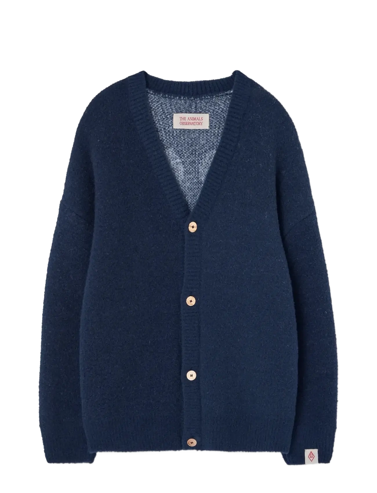 THE ANIMALS OBSERVATORY Navy Racoon Cardifan, 6 Y, Knitwear, Marineblau - Cardigans, Kinder