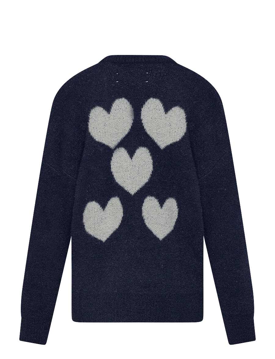 THE ANIMALS OBSERVATORY - Navy Racoon Cardigan - cardigans - navy - 1