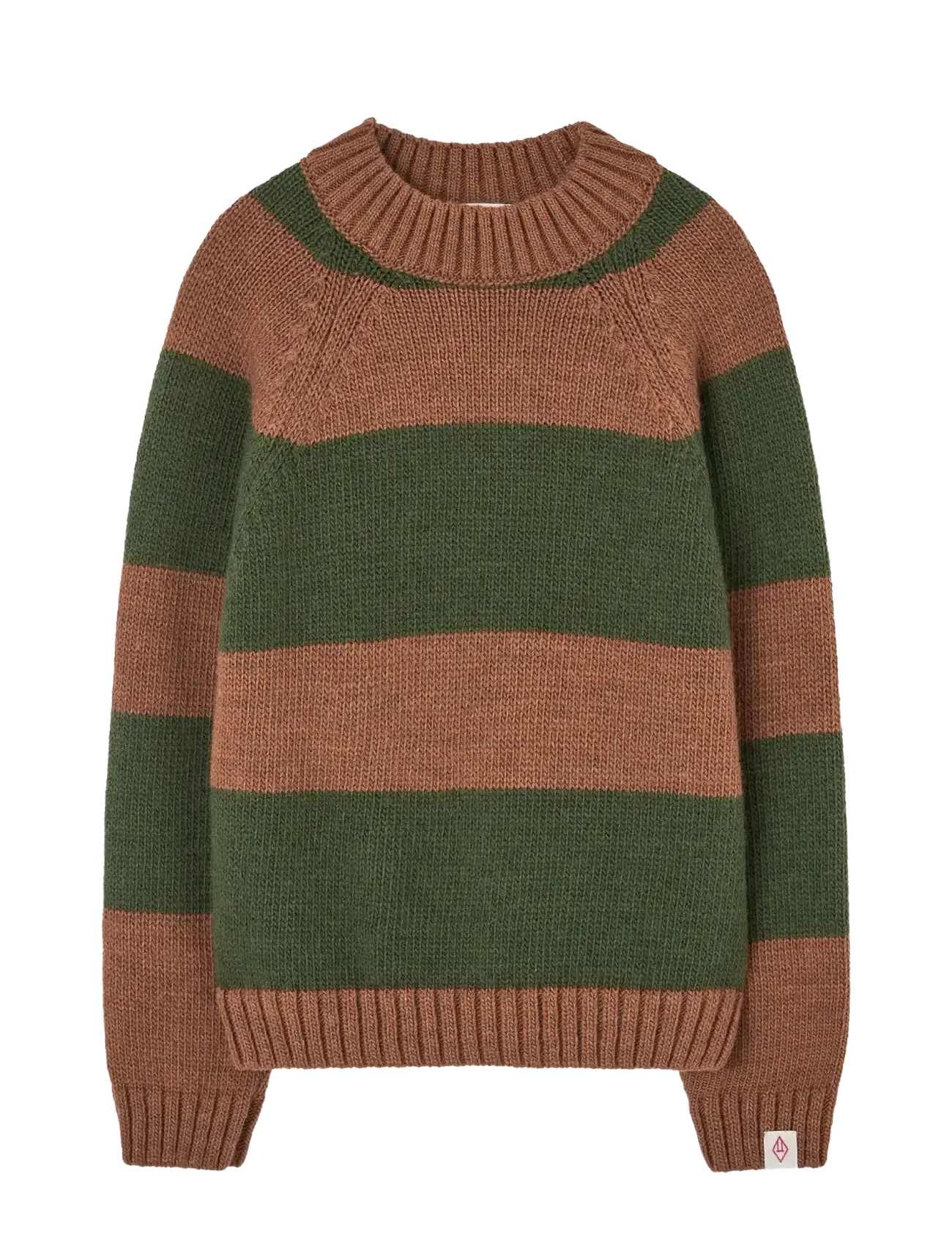 THE ANIMALS OBSERVATORY Stripes Brown Boxfish Sweater, 6 Y, Knitwear, Braun - Pullovers, Kinder