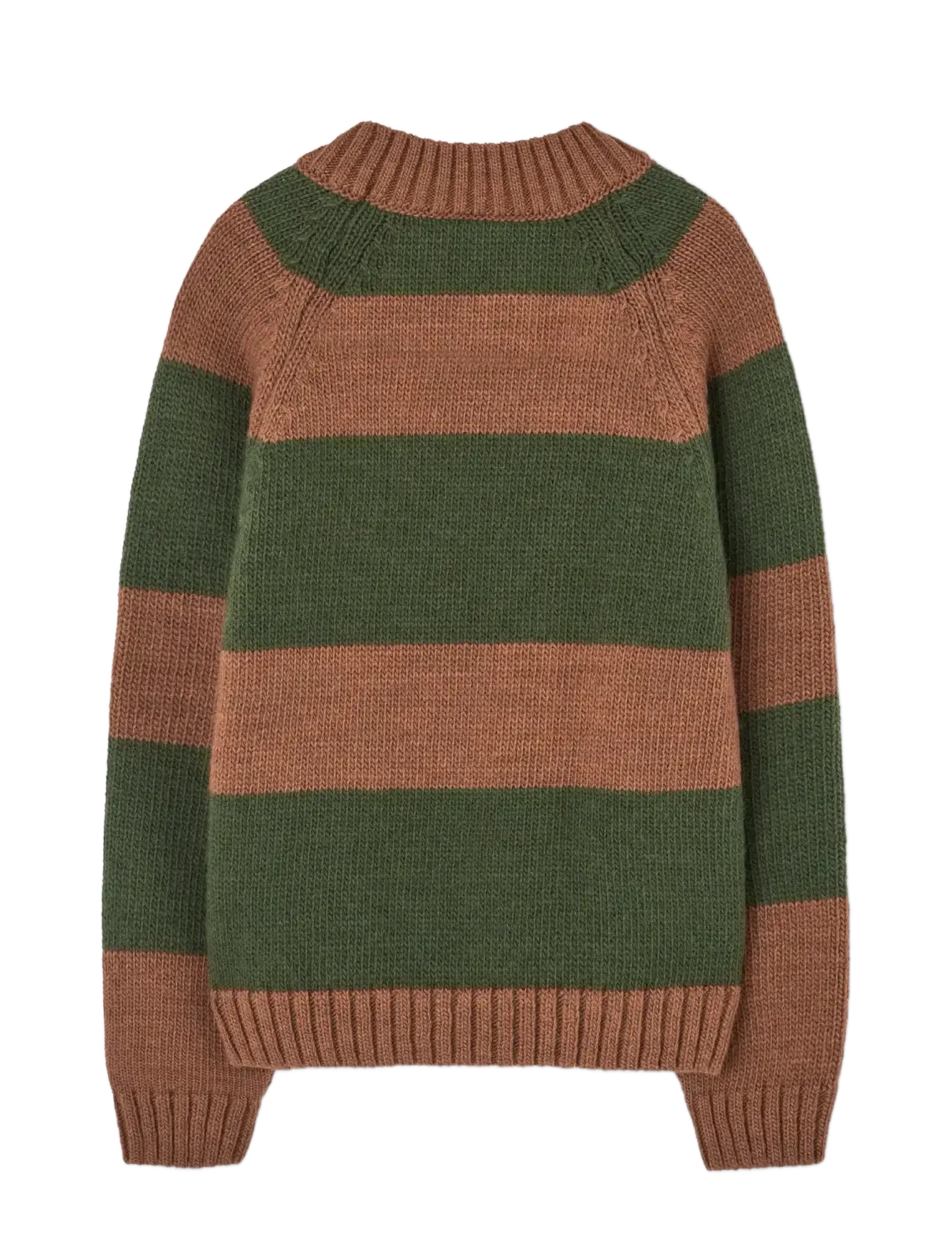 THE ANIMALS OBSERVATORY - Stripes Brown Boxfish Sweater - stickade tröjor - brown - 1