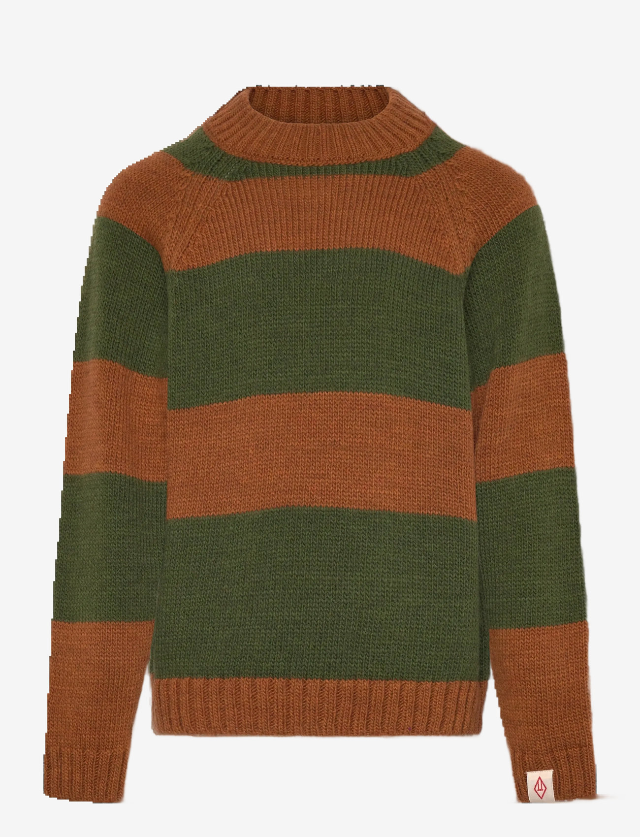 THE ANIMALS OBSERVATORY - Stripes Brown Boxfish Sweater - trøjer - brown - 0