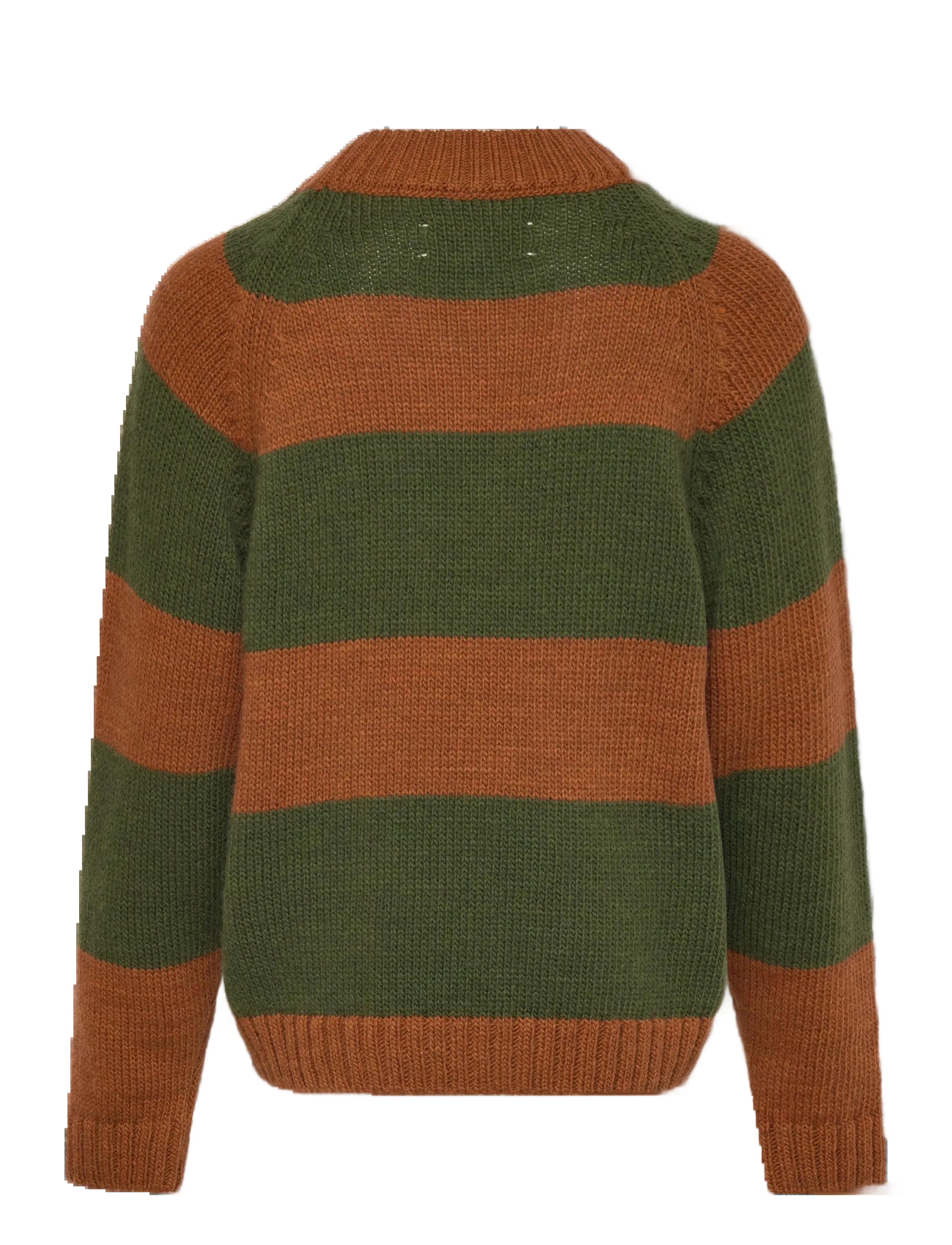 THE ANIMALS OBSERVATORY - Stripes Brown Boxfish Sweater - džemprid - brown - 1