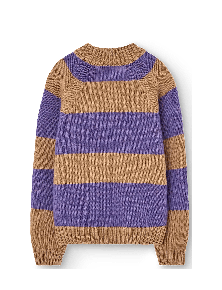 THE ANIMALS OBSERVATORY - Stripes BeiFe Boxfish Sweater - pullover - beige - 1