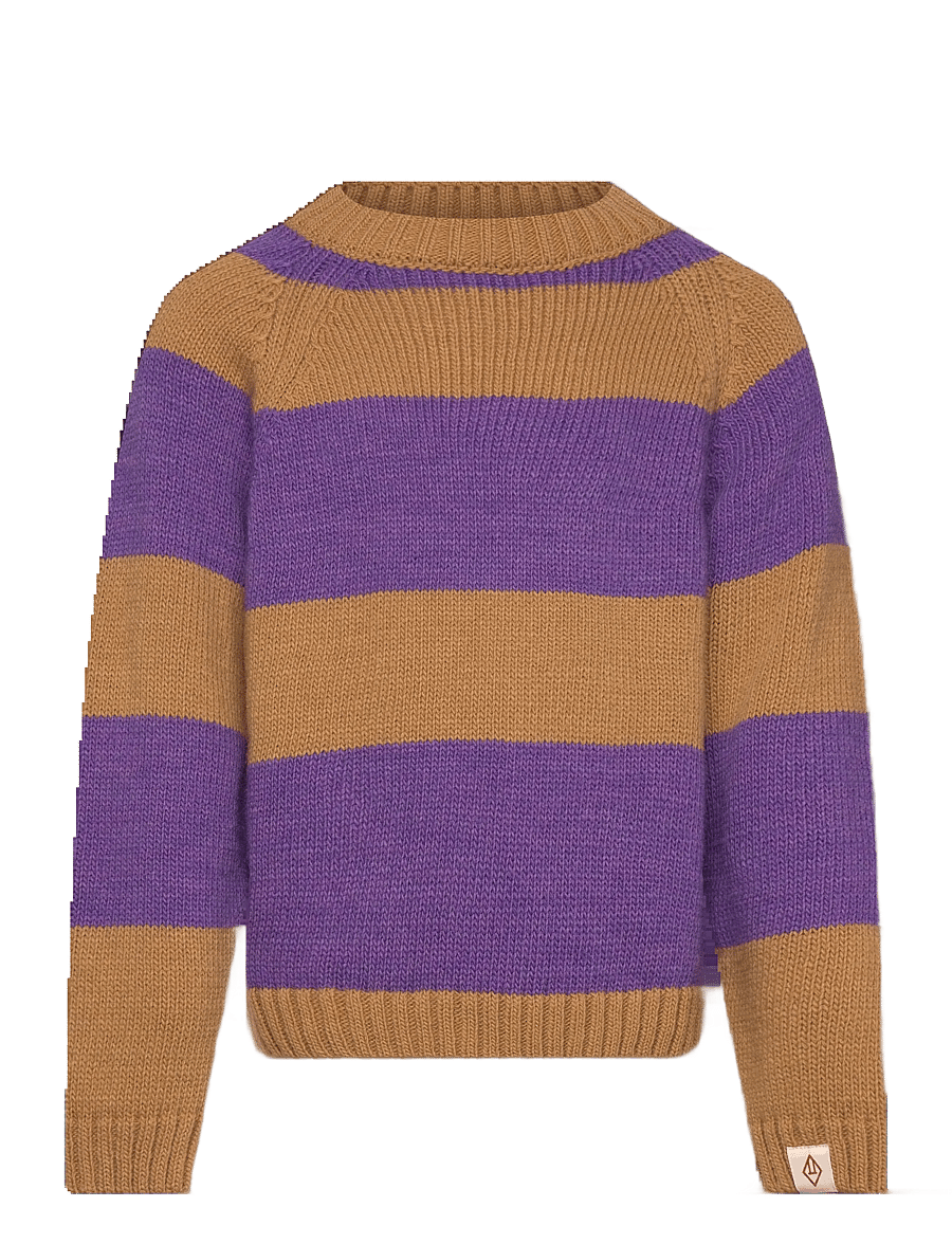 THE ANIMALS OBSERVATORY - Stripes BeiFe Boxfish Sweater - pullover - beige - 0