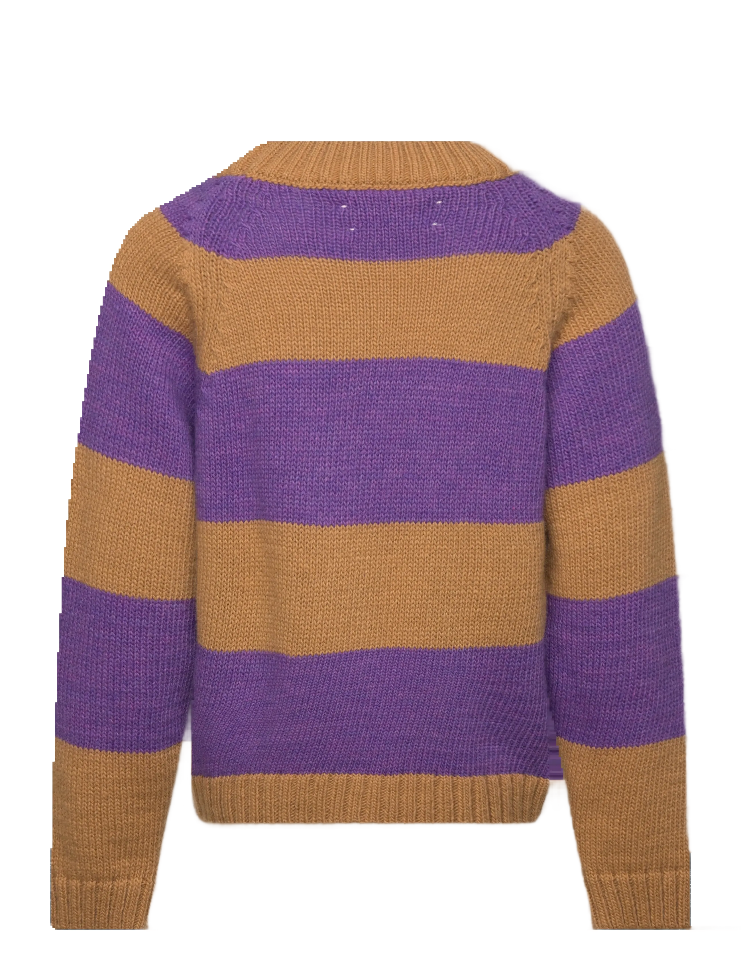 THE ANIMALS OBSERVATORY - Stripes BeiFe Boxfish Sweater - peysur - beige - 1