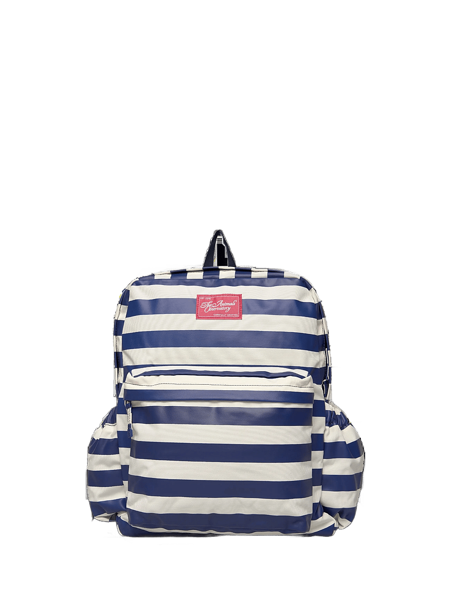 THE ANIMALS OBSERVATORY - Stripes Navy Addax Backpack - seljakotid - navy - 3