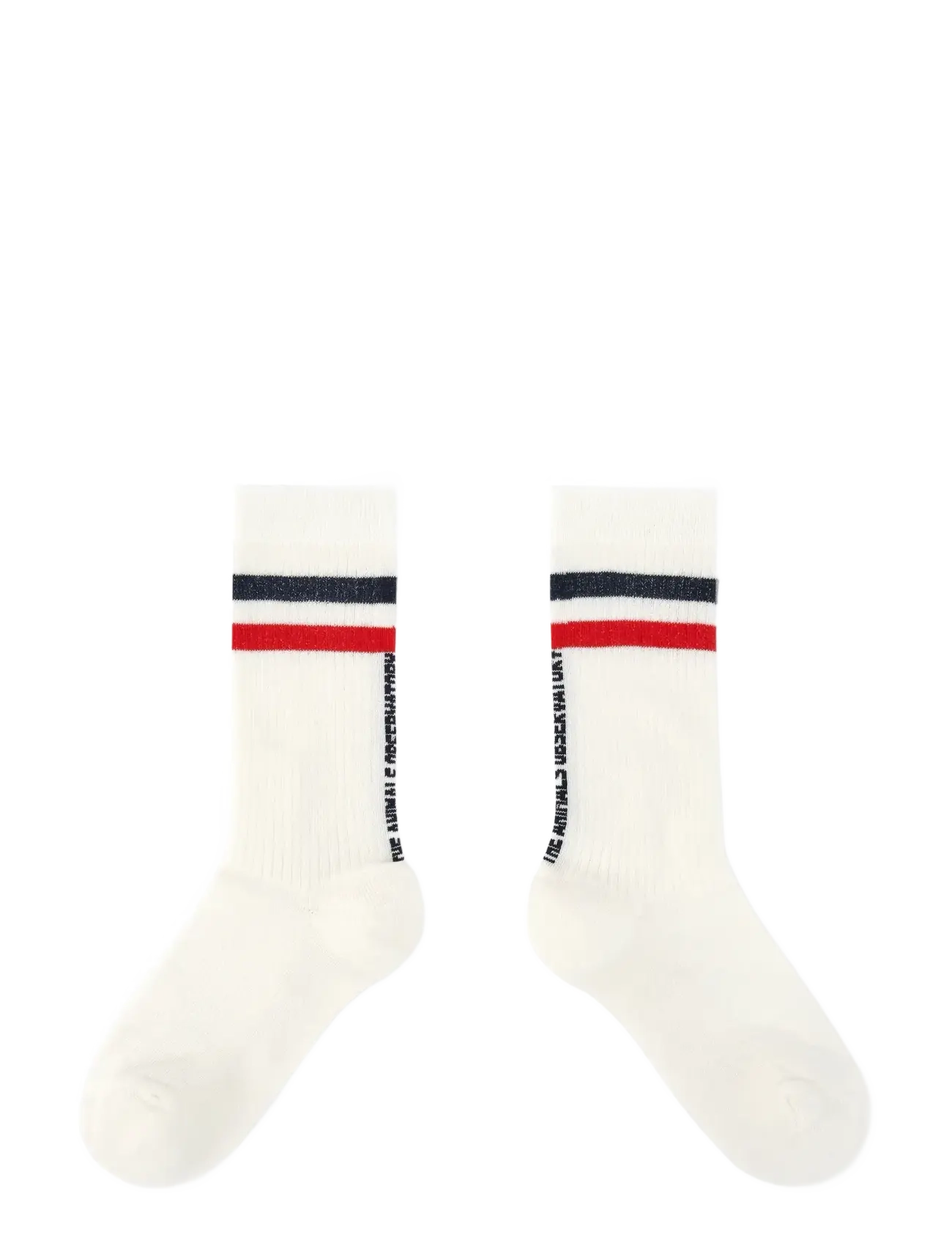 THE ANIMALS OBSERVATORY White Skunk Socks - Zeķes - RAW WHITE / white
