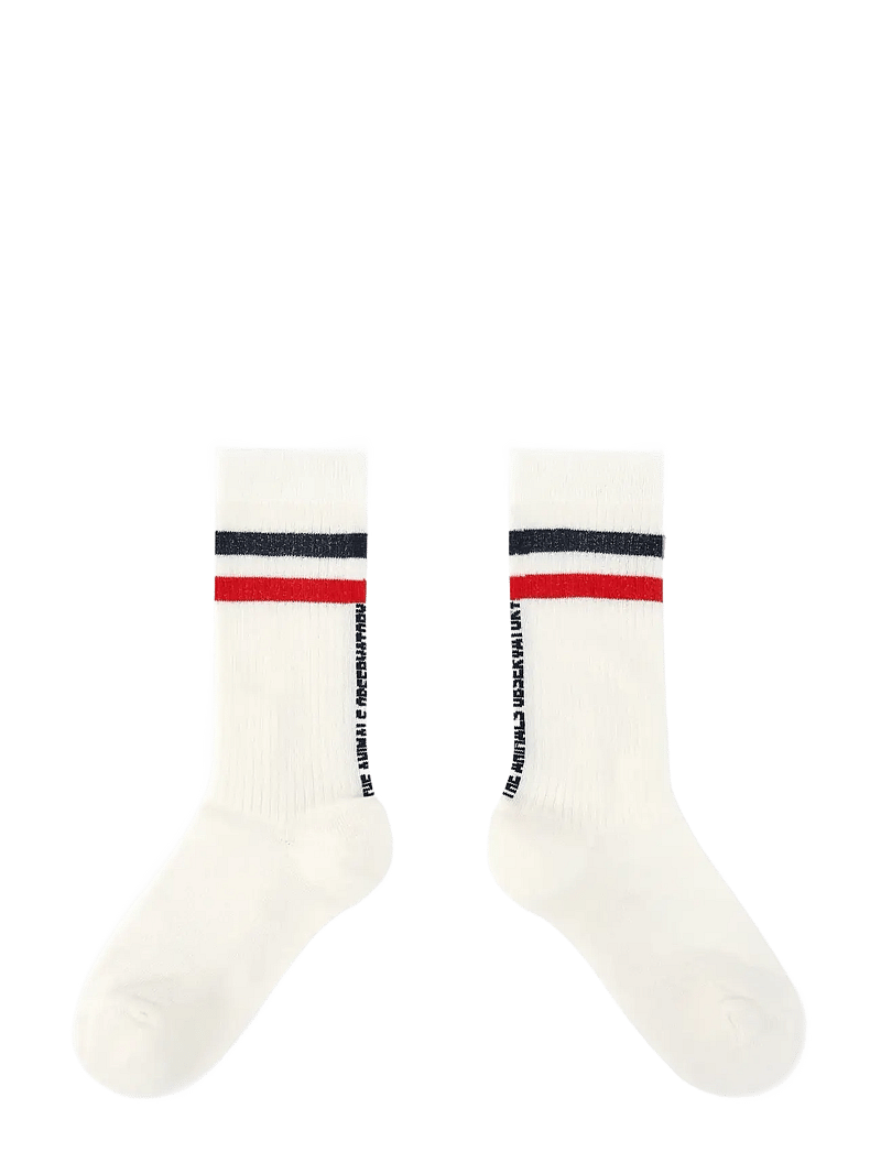 THE ANIMALS OBSERVATORY - White Skunk Socks - strømper - raw white - 0