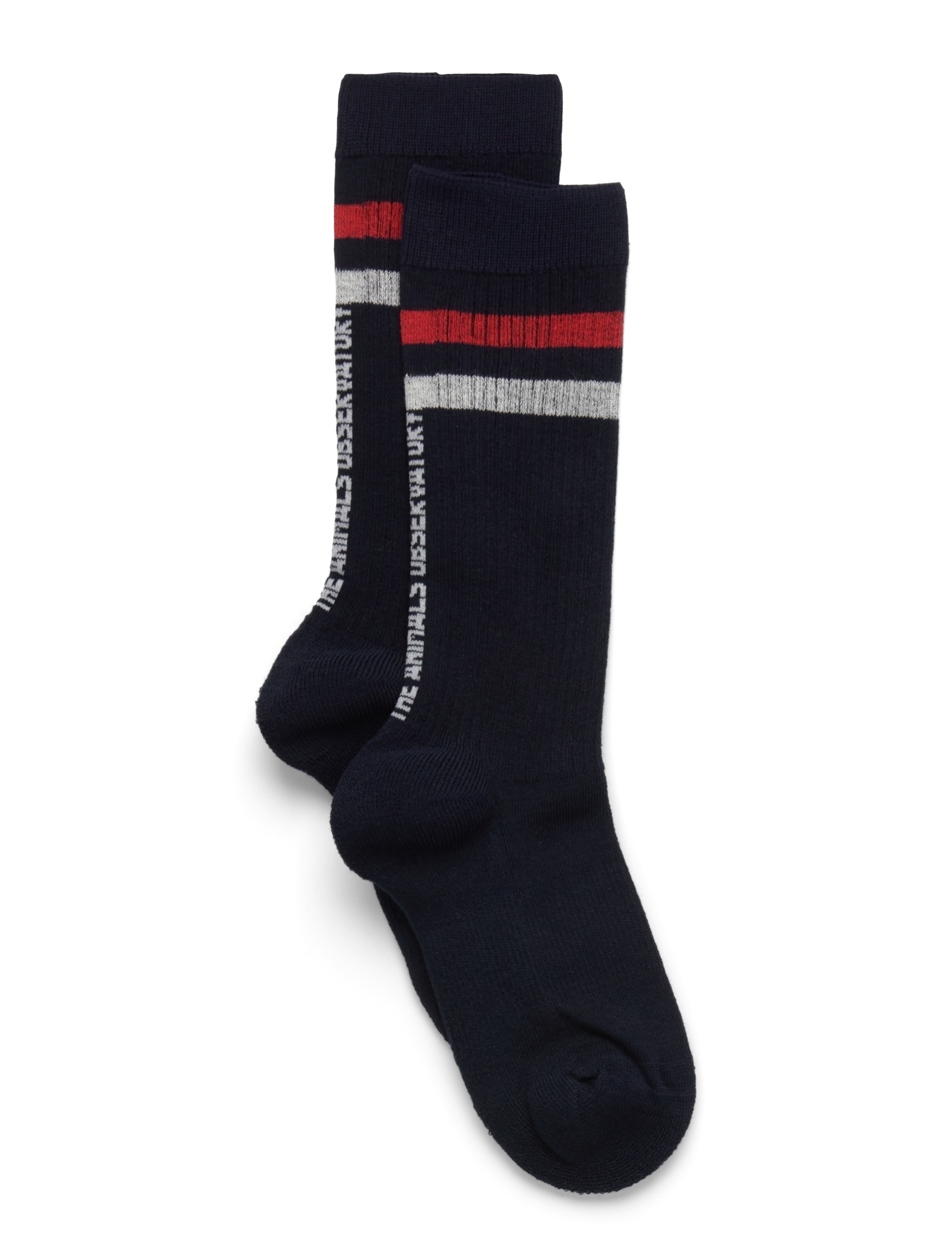 Navy Skunk Socks - NAVY