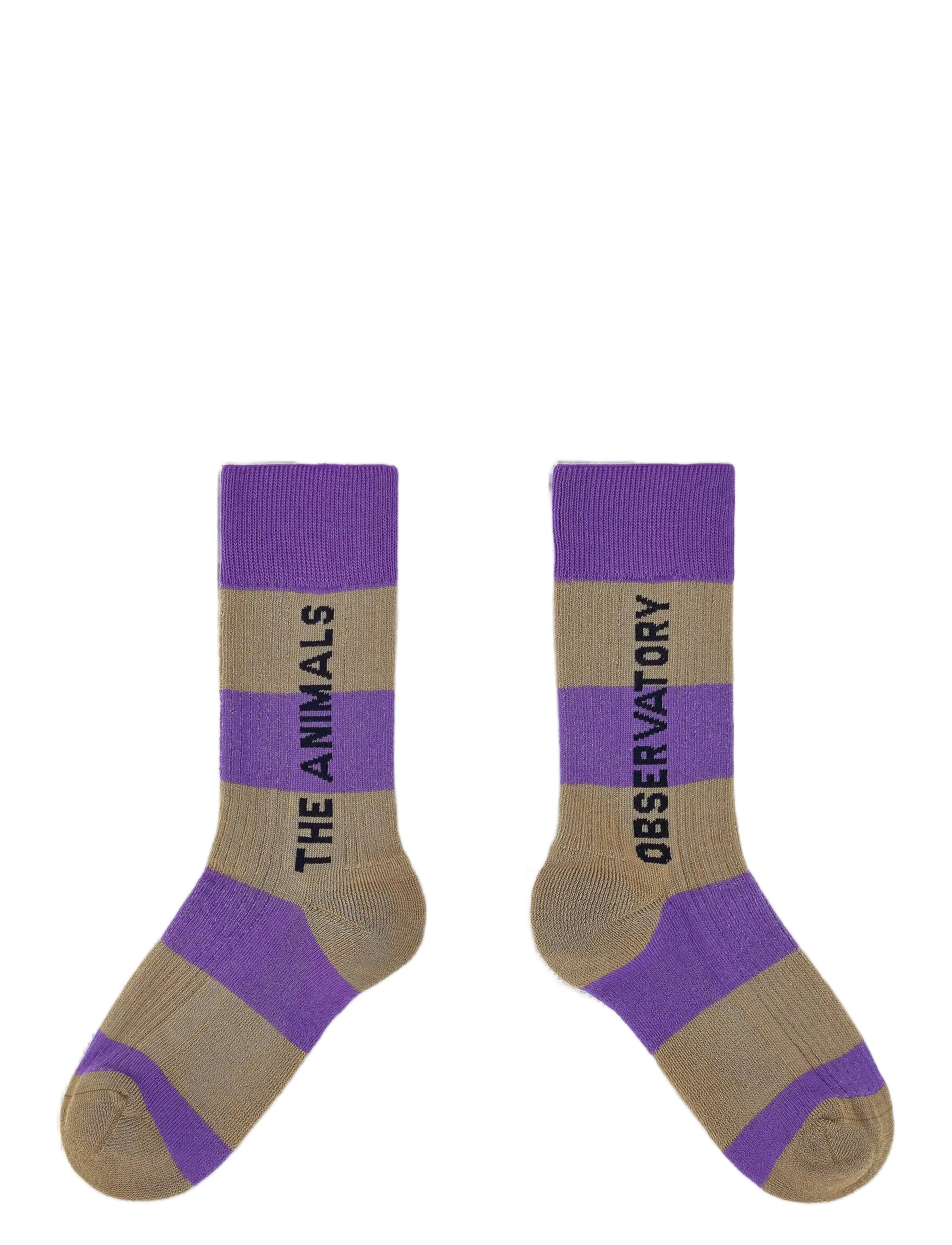 THE ANIMALS OBSERVATORY Purple Worm Socks - Sokid - PURPLE / purple