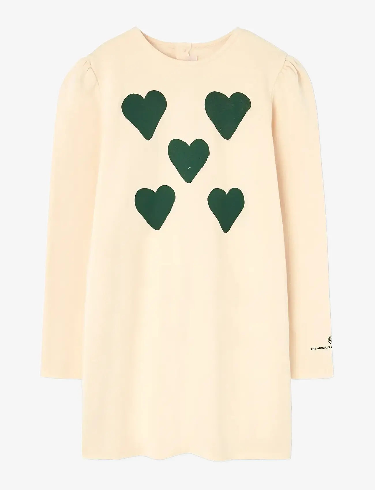 THE ANIMALS OBSERVATORY - Hearts Flan Yellow BuF Dress - langærmede hverdagskjoler - flan yellow - 0