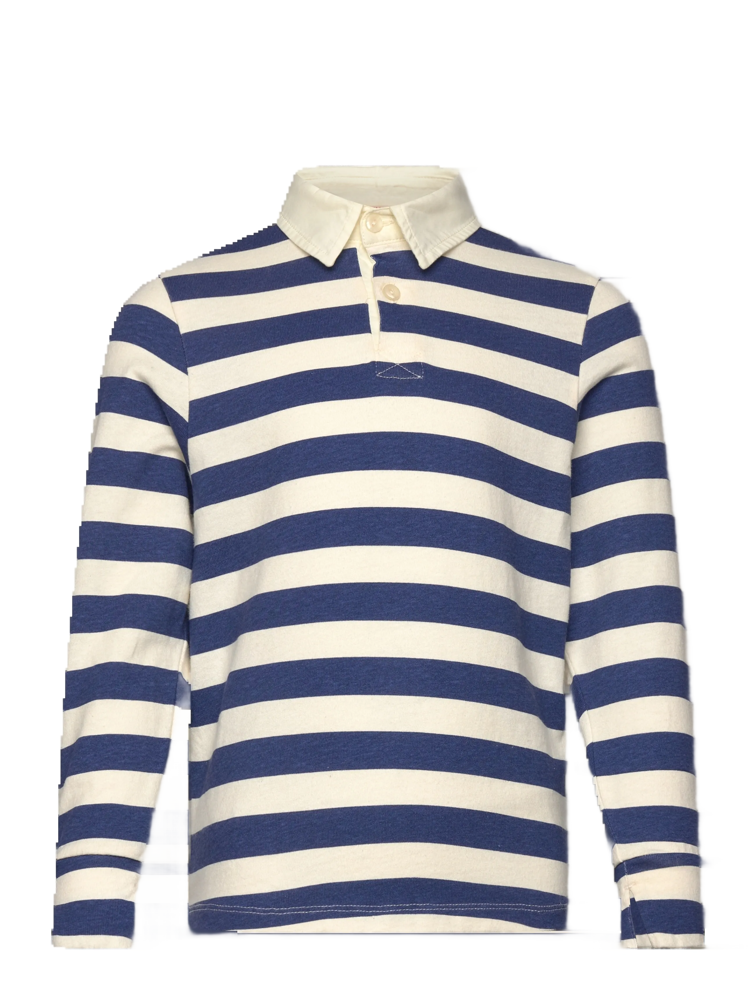 THE ANIMALS OBSERVATORY Stripes Navy Eel Polo Shirt, 4 Y, Blue, Polo Skjorter > Langærmede Polo Shirts, Børn