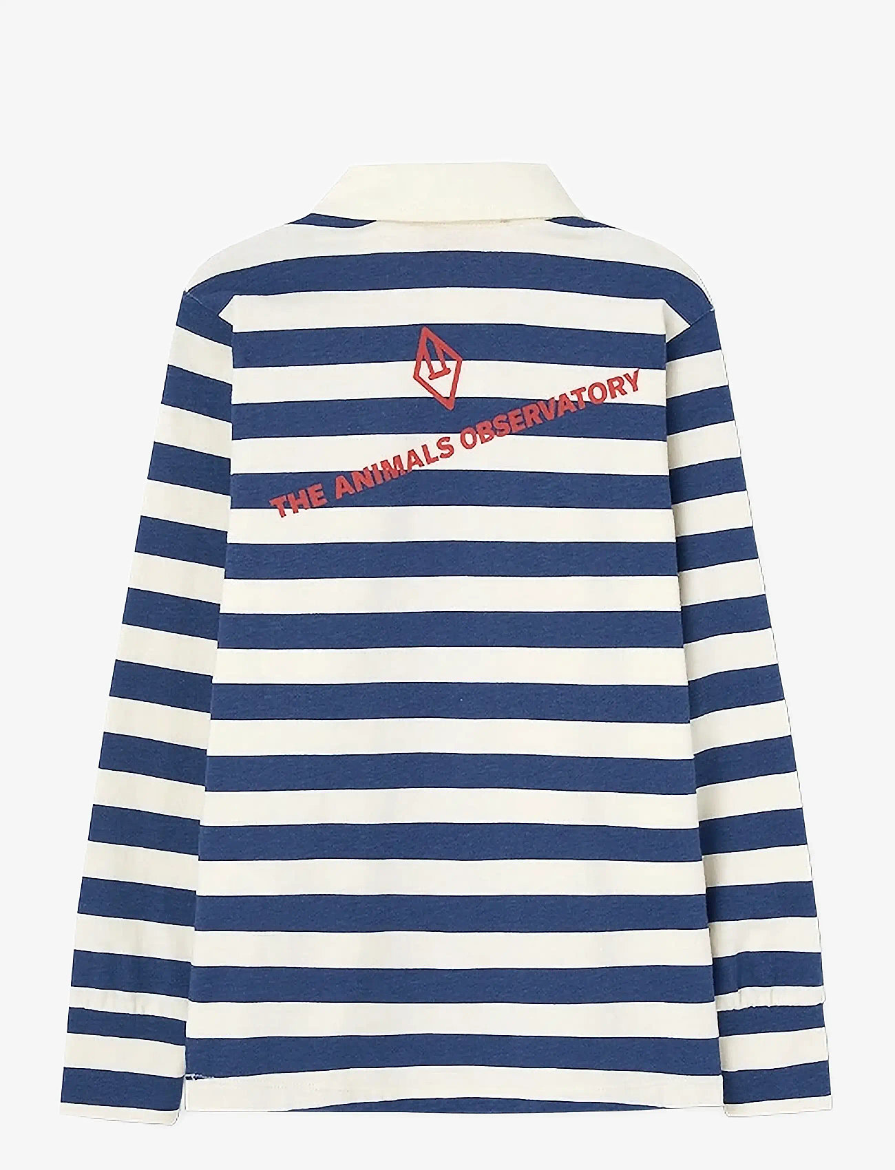 THE ANIMALS OBSERVATORY - Stripes Navy Eel Polo Shirt - pikkade varrukatega polod - navy - 1