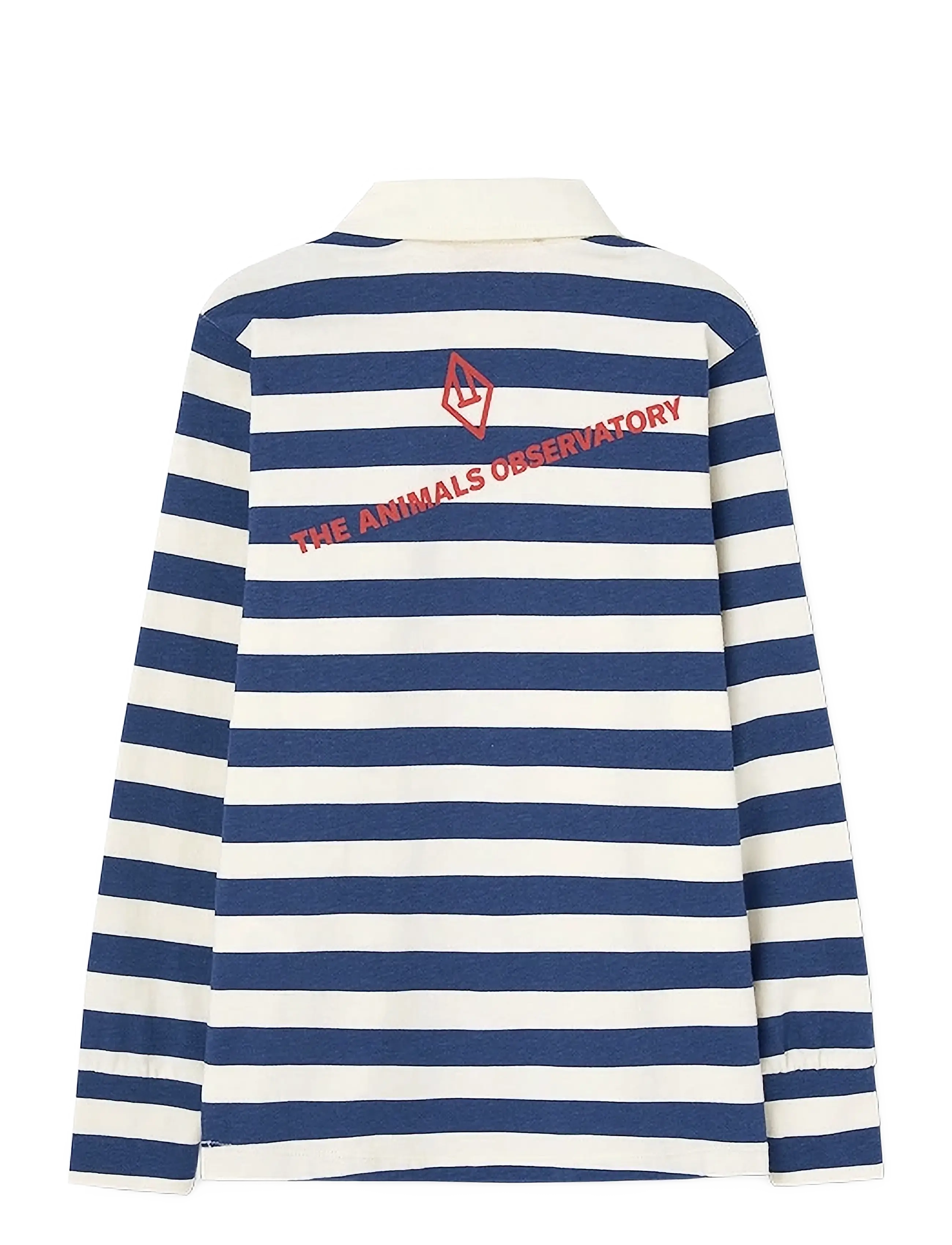 THE ANIMALS OBSERVATORY - Stripes Navy Eel Polo Shirt - pikkade varrukatega polod - navy - 1