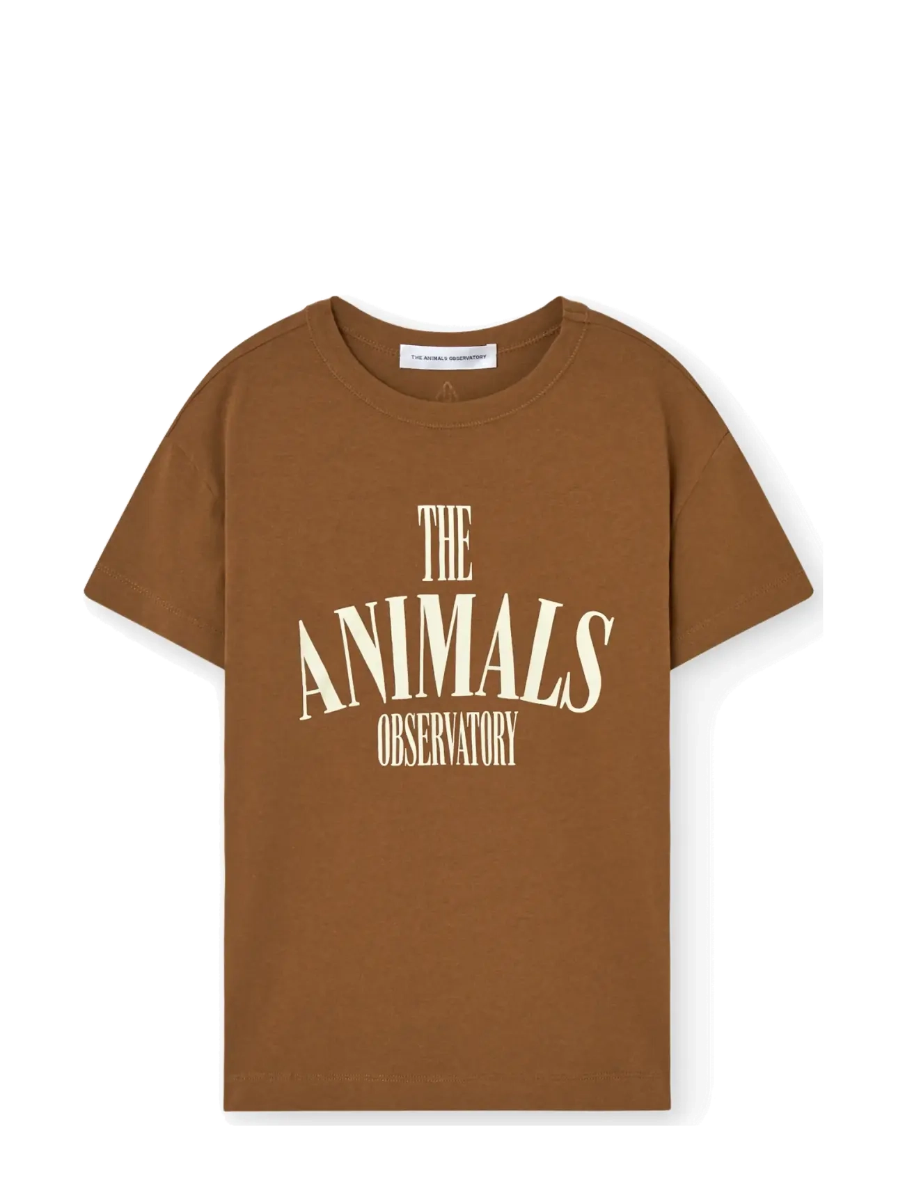 THE ANIMALS OBSERVATORY PUPFISH KID T-SHIRT MEDIUM GREY HEATHER - New Arrivals - BROWN / brown
