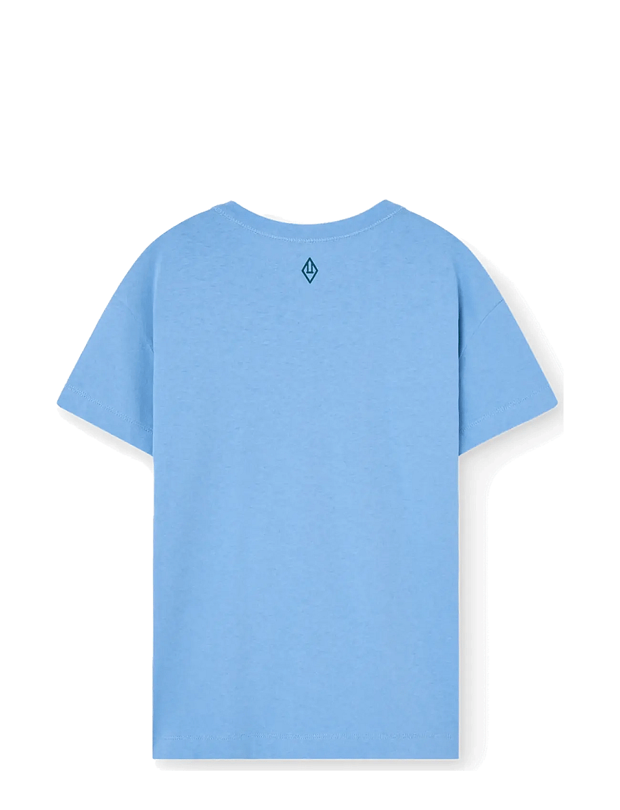 THE ANIMALS OBSERVATORY - PUPFISH KID T-SHIRT MEDIUM GREY HEATHER - lühikeste varrukatega t-särgid - dusty blue - 1