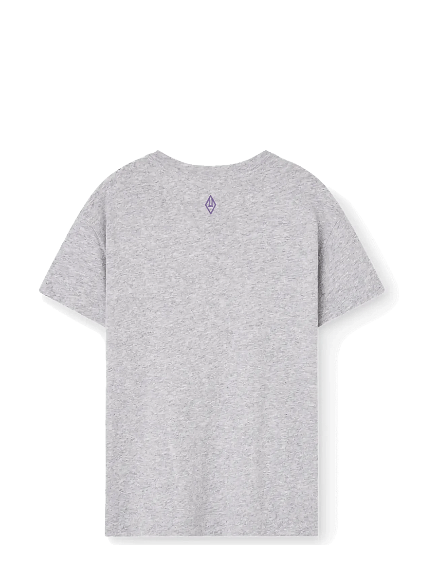 THE ANIMALS OBSERVATORY - PUPFISH KID T-SHIRT MEDIUM GREY HEATHER - lühikeste varrukatega t-särgid - grey heather - 2
