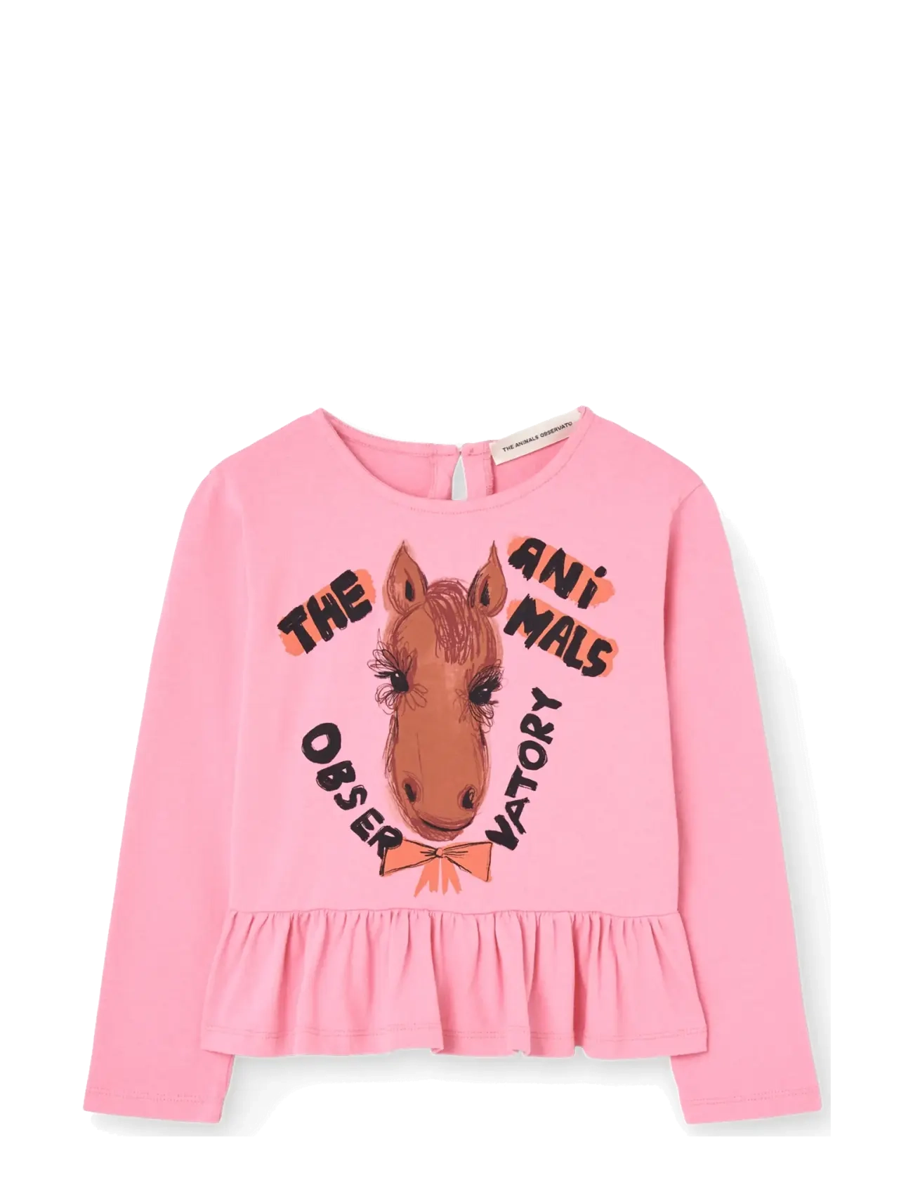 THE ANIMALS OBSERVATORY SCAMPER KID LONG SLEEVE T-SHIRT PINK - Alles anzeigen - PINK / pink/rose