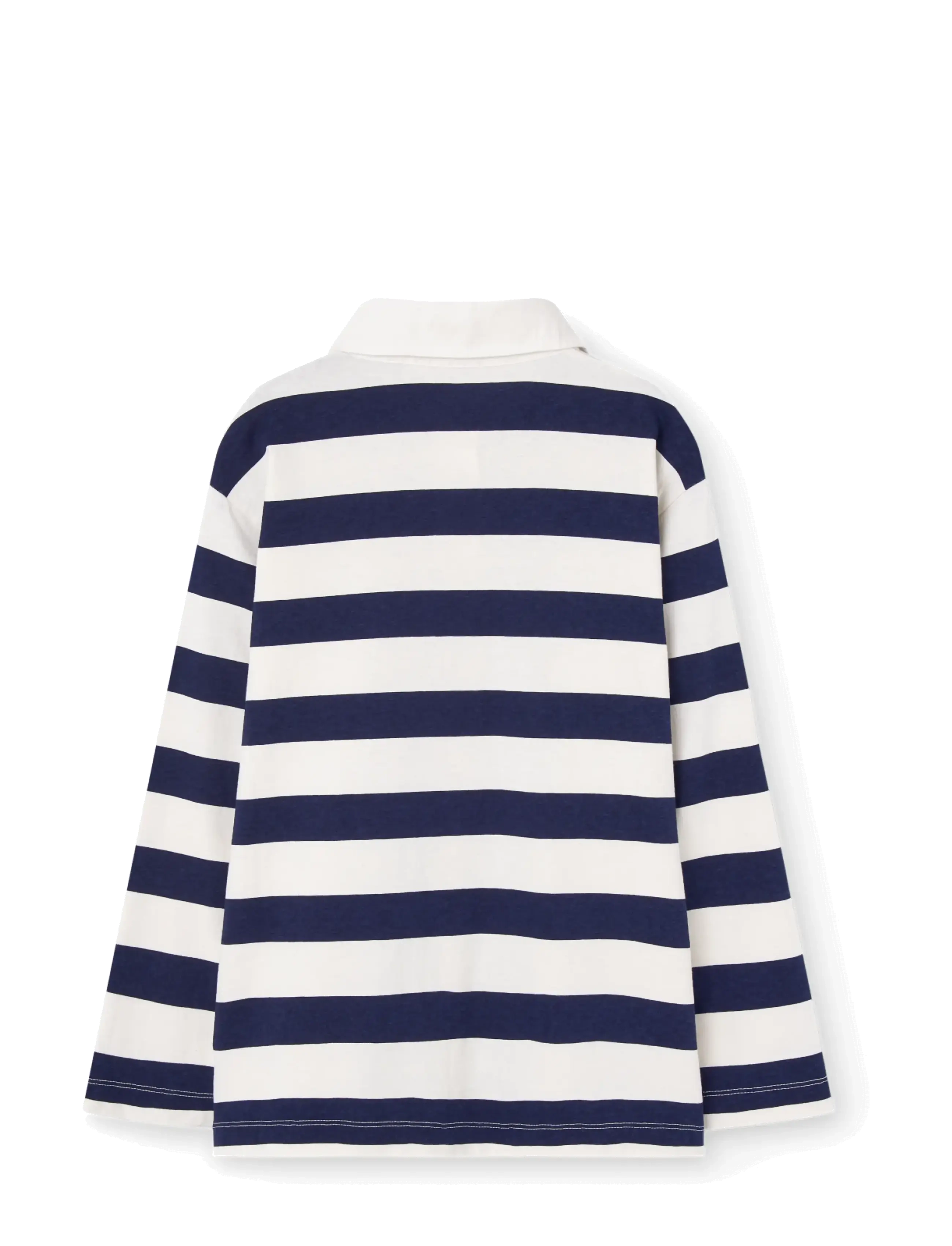 THE ANIMALS OBSERVATORY - LIONFISH KID POLO SHIRT NAVY - long-sleeved polos - navy - 2