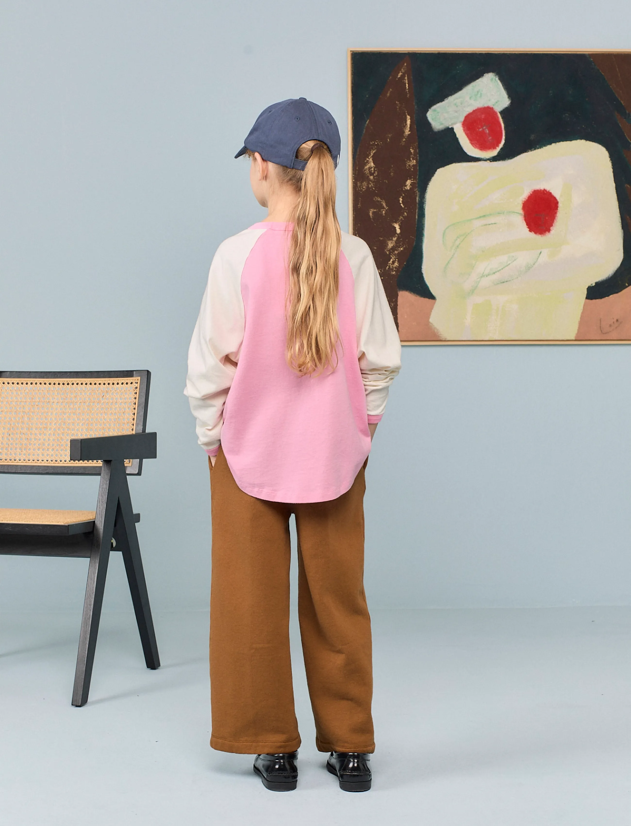 THE ANIMALS OBSERVATORY - ANTEATER KID LONG SLEEVE T-SHIRT RAW WHITE - pikkade varrukatega t-särgid - pink - 3