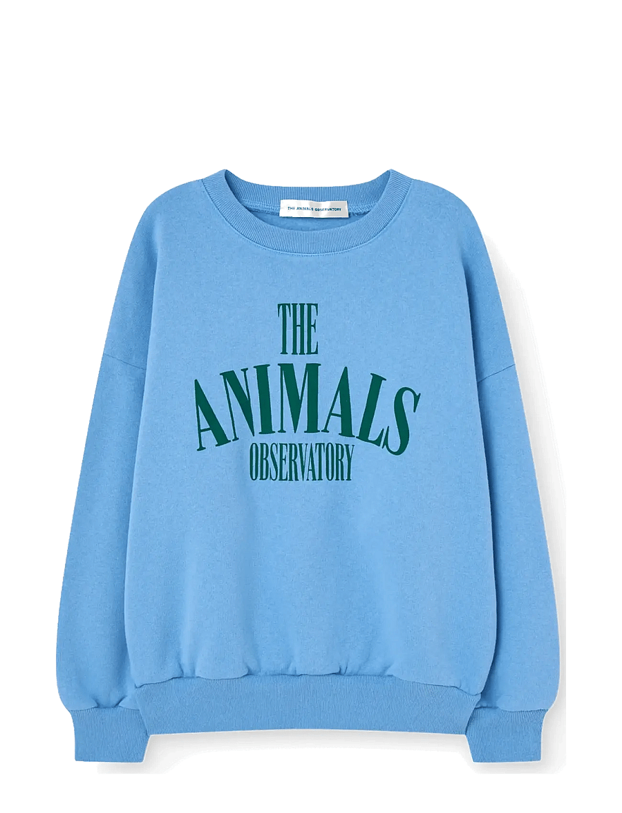 THE ANIMALS OBSERVATORY - KILLIFISH WARM KID SWEATSHIRT BROWN - sweatshirts - blue - 1