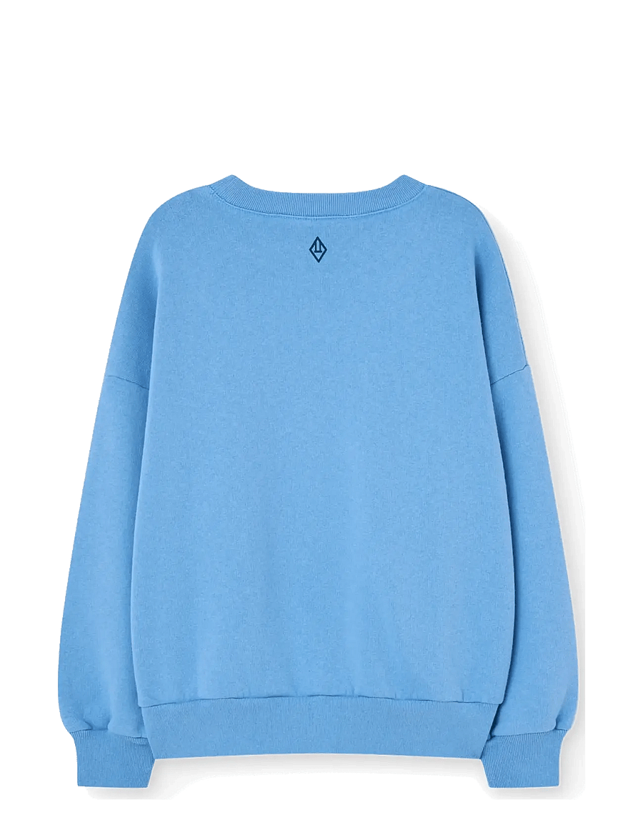 THE ANIMALS OBSERVATORY - KILLIFISH WARM KID SWEATSHIRT BROWN - sweatshirts - blue - 2