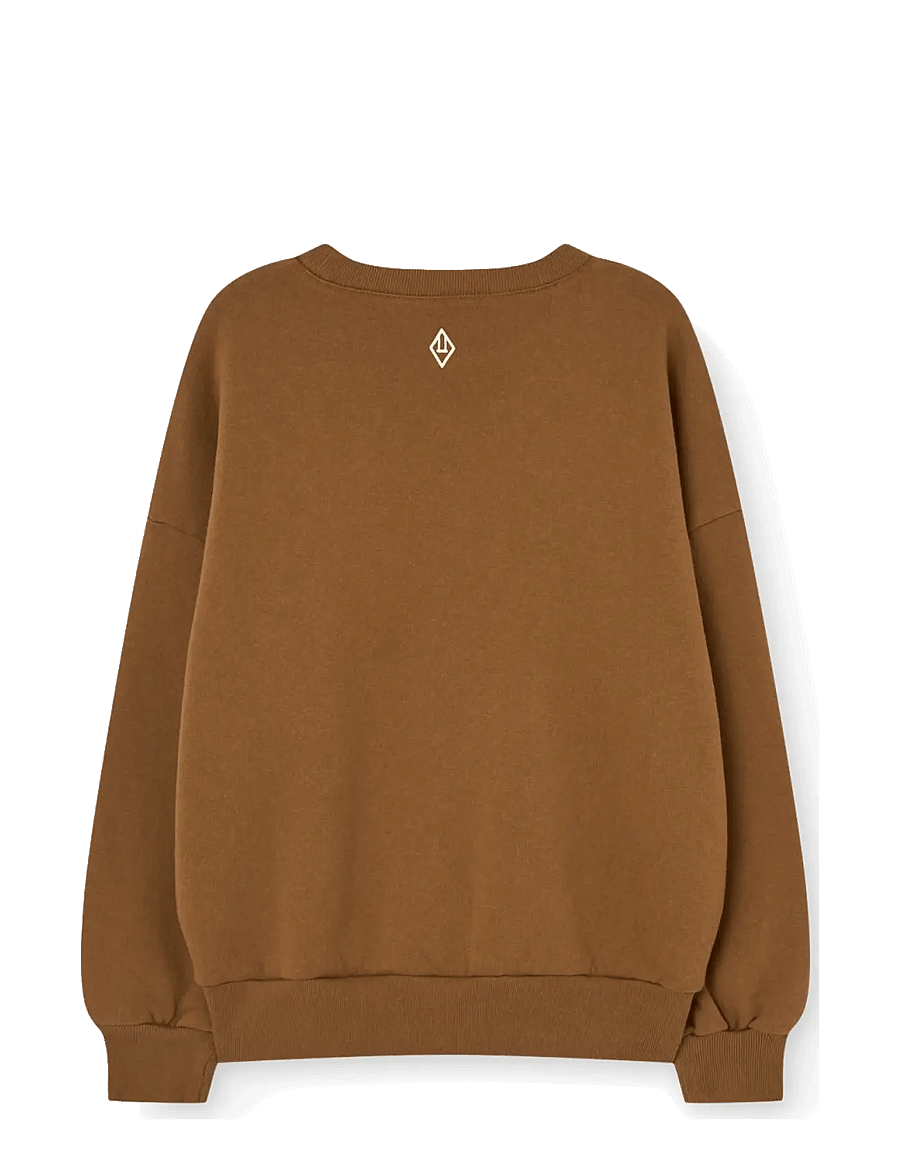 THE ANIMALS OBSERVATORY - KILLIFISH WARM KID SWEATSHIRT BROWN - sweatshirts - brown - 2