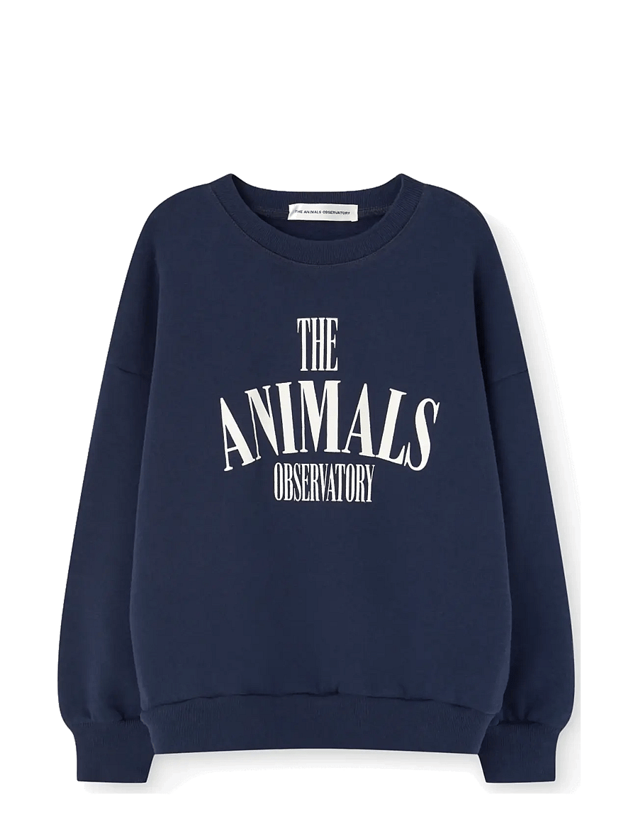 THE ANIMALS OBSERVATORY - KILLIFISH WARM KID SWEATSHIRT BROWN - sweatshirts - navy - 1