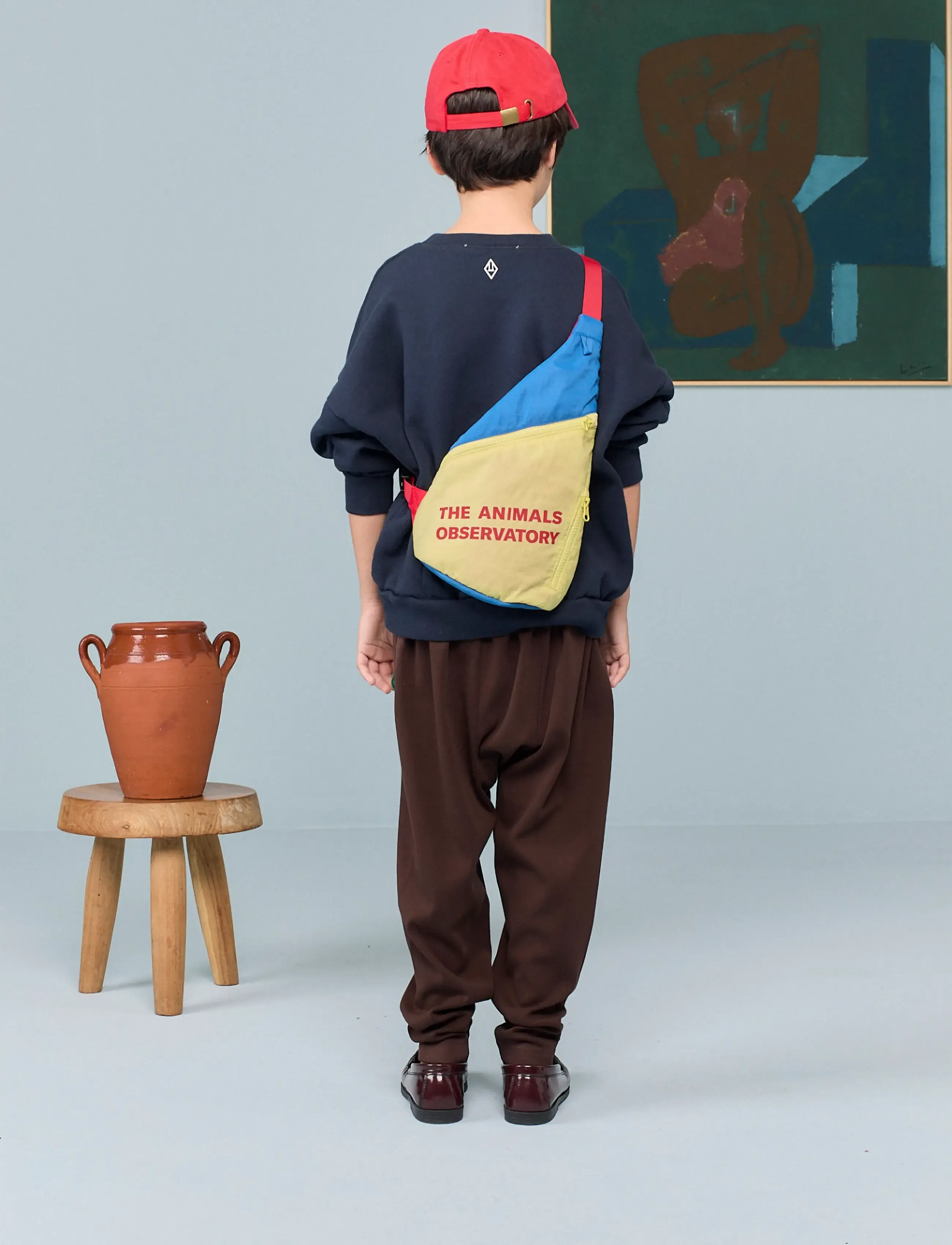 THE ANIMALS OBSERVATORY - KILLIFISH WARM KID SWEATSHIRT BROWN - dressipluusid - navy - 3