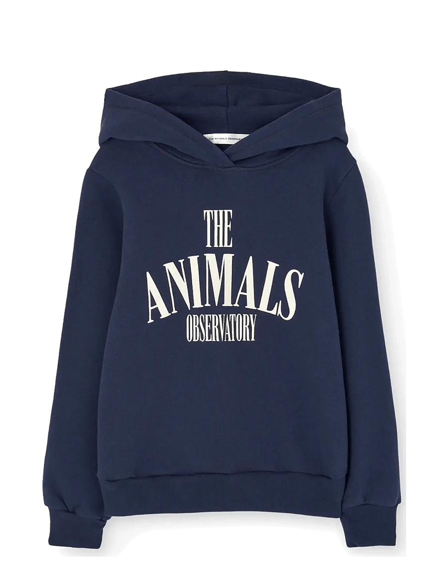 THE ANIMALS OBSERVATORY - ANGELFISH KID HOODIE NAVY - kapuutsiga pusad - navy - 0