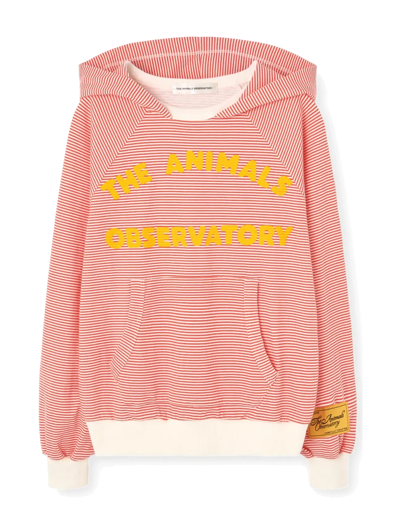 THE ANIMALS OBSERVATORY - WRASSE KID HOODIE RED - hoodies - red - 1