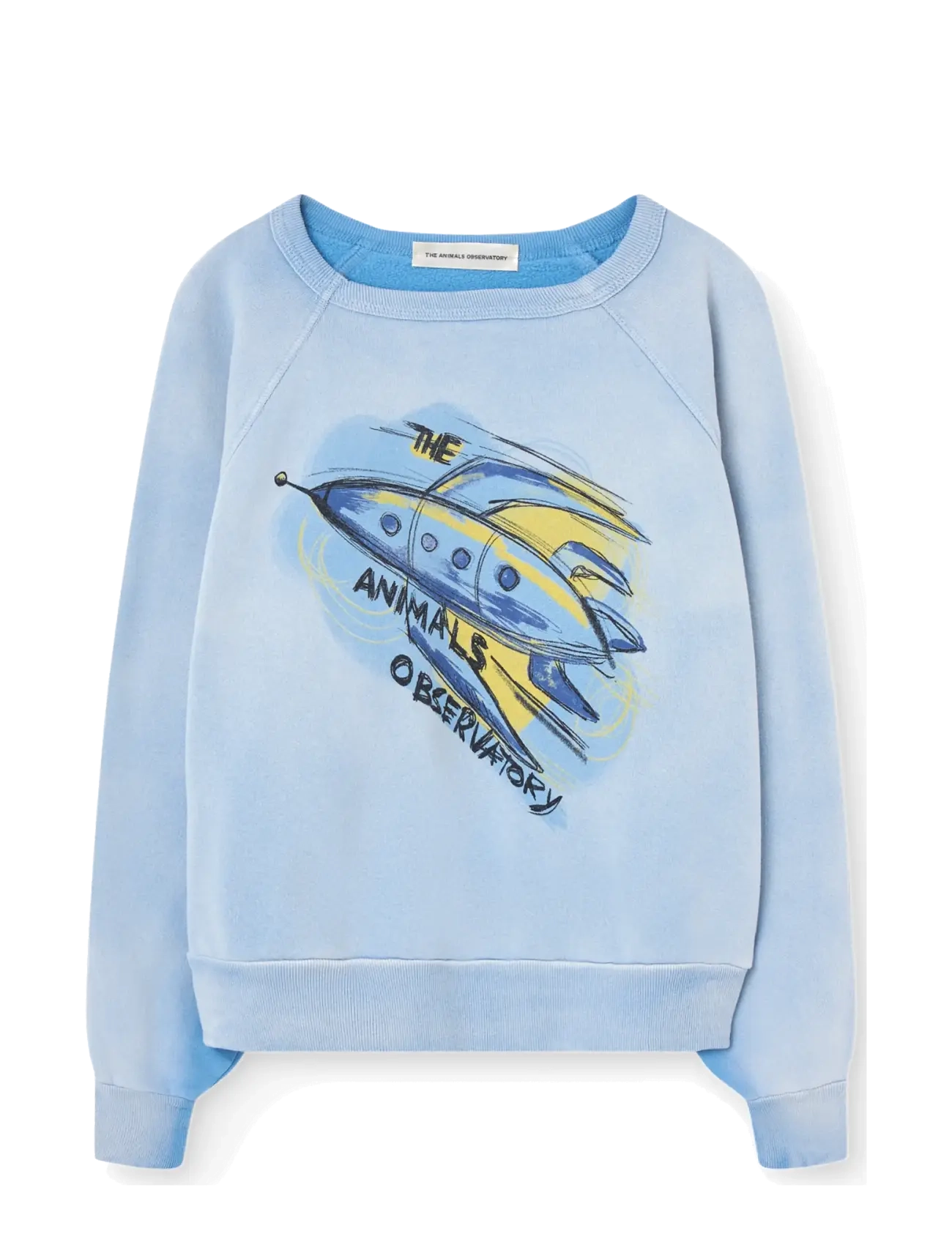 THE ANIMALS OBSERVATORY SHARK WARM KID SWEATSHIRT DUSTY BLUE - Neuheiten - DUSTY BLUE / blue