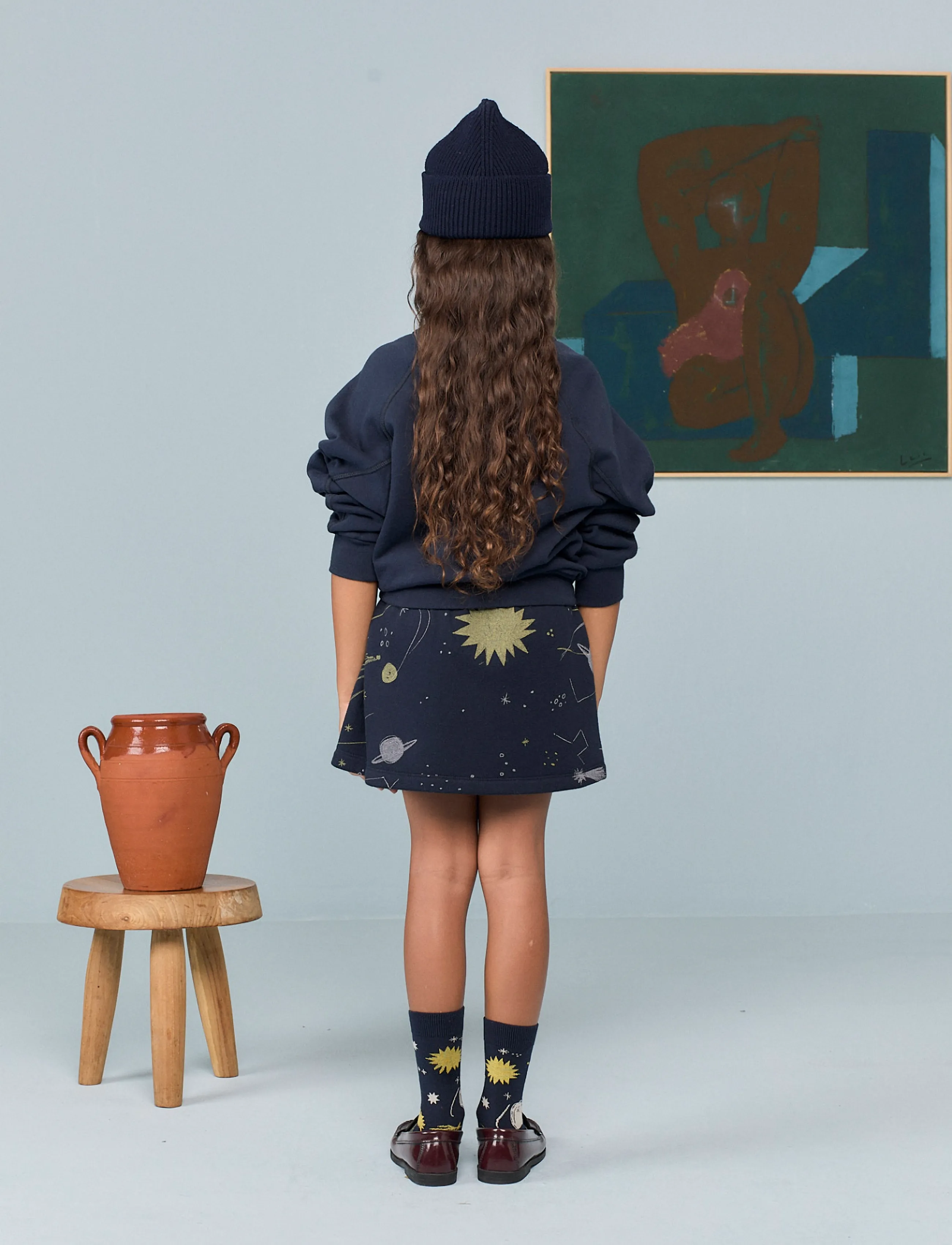 THE ANIMALS OBSERVATORY - SHARK KID SWEATSHIRT NAVY - sweatshirts - navy - 3