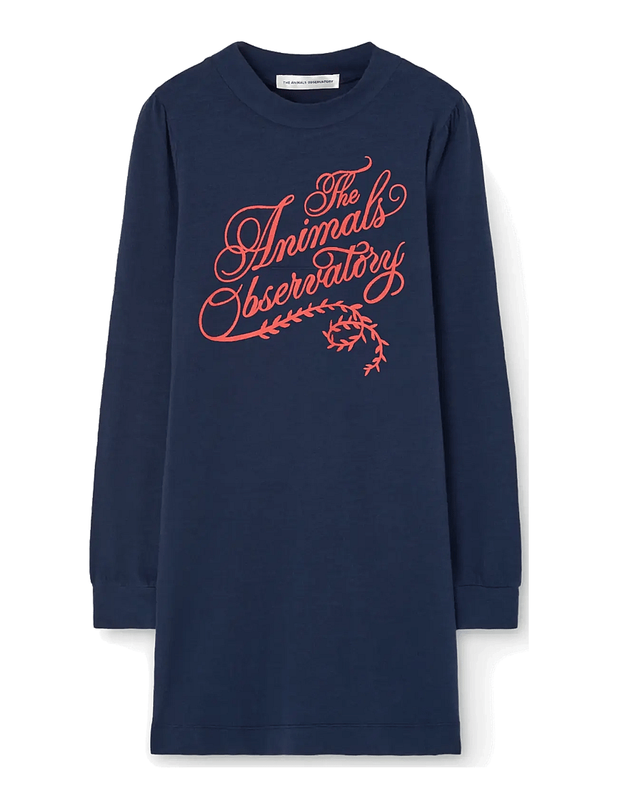 THE ANIMALS OBSERVATORY - BUG KID DRESS NAVY - pikkade varrukatega vabaajakleidid - navy - 0
