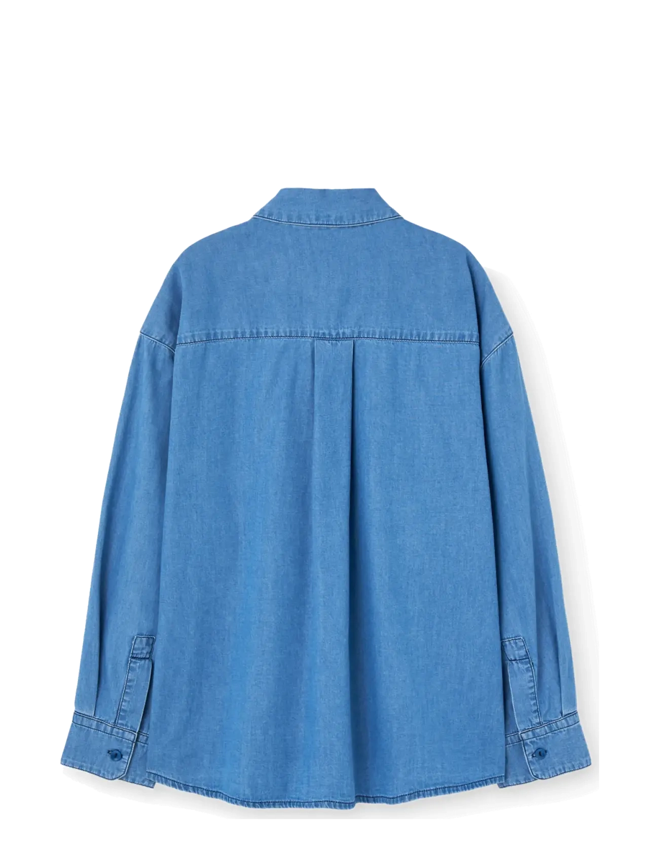 THE ANIMALS OBSERVATORY - WOLF DENIM KID SHIRT DUSTY BLUE - langärmlige hemden - shirt dusty - 2