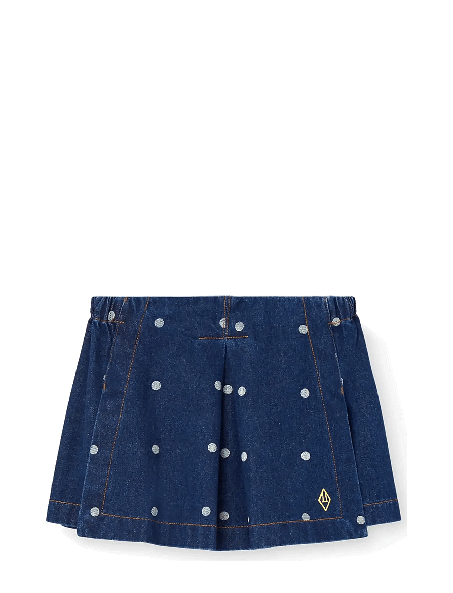 THE ANIMALS OBSERVATORY - OLINGO DENIM KID SKORT BLUE - jeansshorts - blue - 1