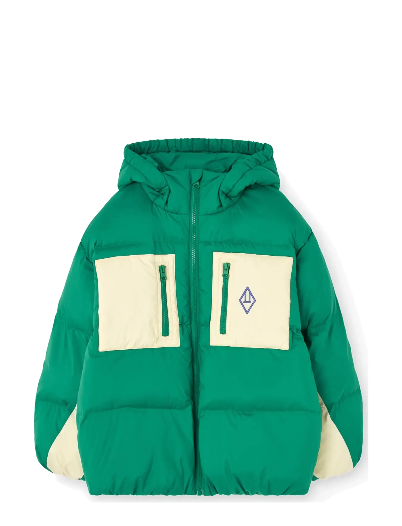 THE ANIMALS OBSERVATORY ROADRUNNER KID PUFFER JACKET PURPLE - Õueriided - GREEN / green