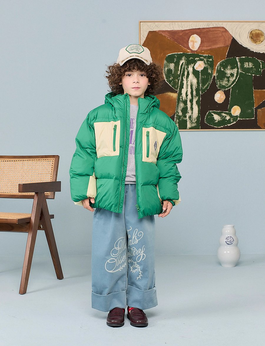 THE ANIMALS OBSERVATORY - ROADRUNNER KID PUFFER JACKET PURPLE - steppjacken - green - 0