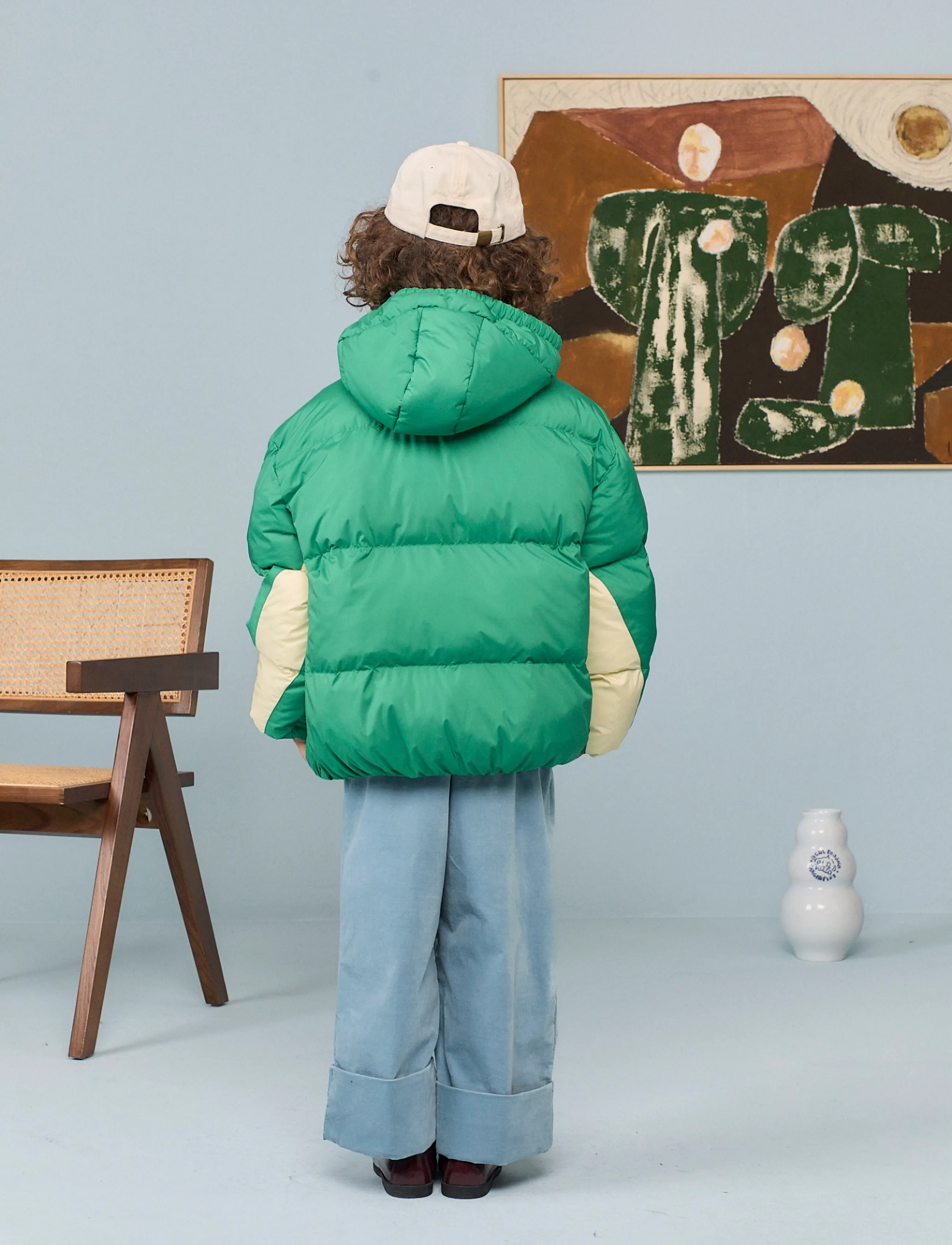 THE ANIMALS OBSERVATORY - ROADRUNNER KID PUFFER JACKET PURPLE - steppjacken - green - 3